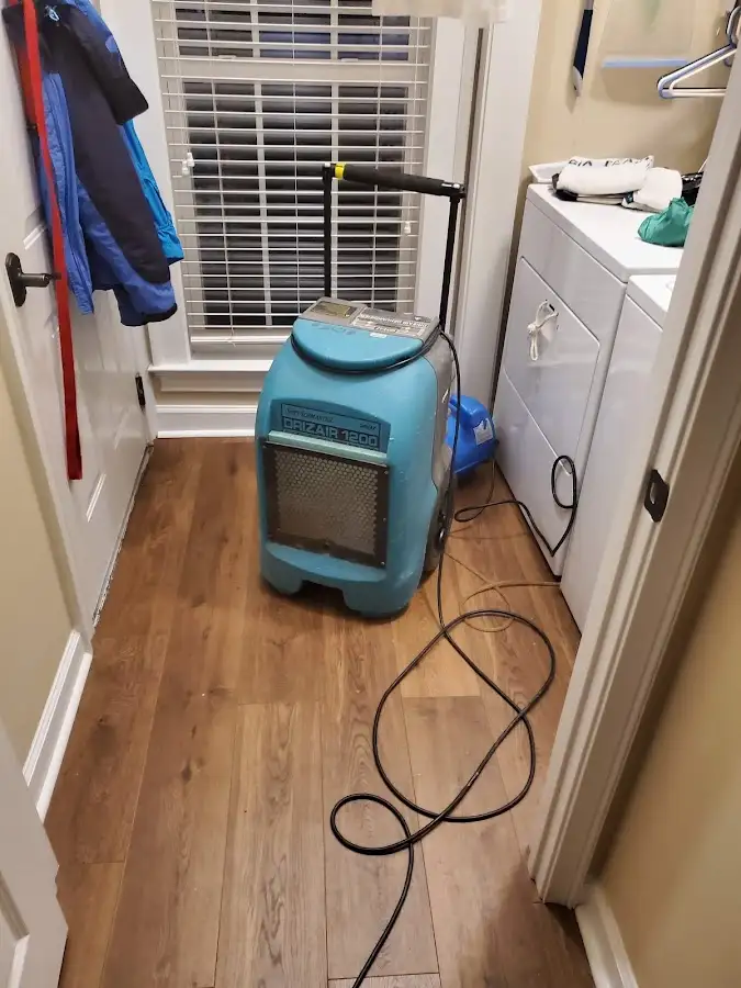 Commercial dehumidifier deployed for Flood Damage Cleanup in Northdale